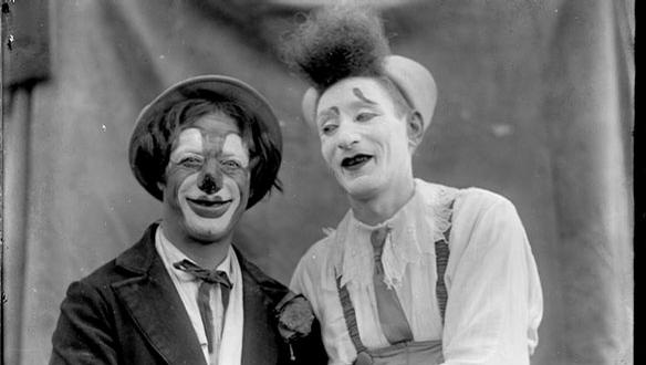 commedia dell arte Les clowns