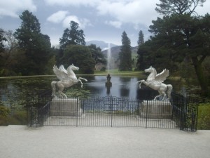 Les jardins de POWERSCOURT - la fontaine