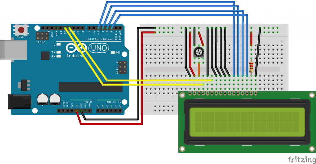 Câblage écran LCD