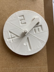 Roulette imprimée en 3D