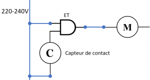 schema capteur contact