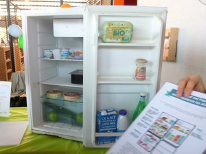 Atelier pour apprendre à bien organiser son frigo en fonction de la température.